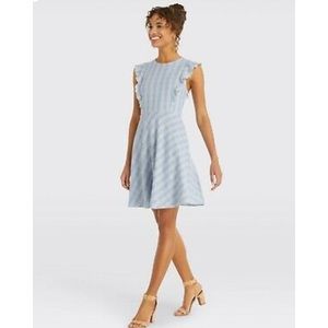 NEW NWT Draper James Embroidered Dress Blue